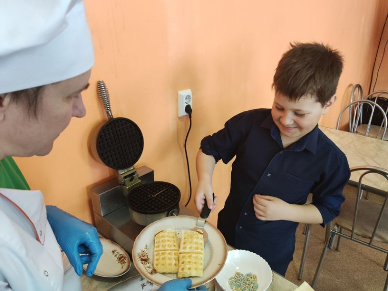 Кулинарный мастер-класс "Волшебные вафли".